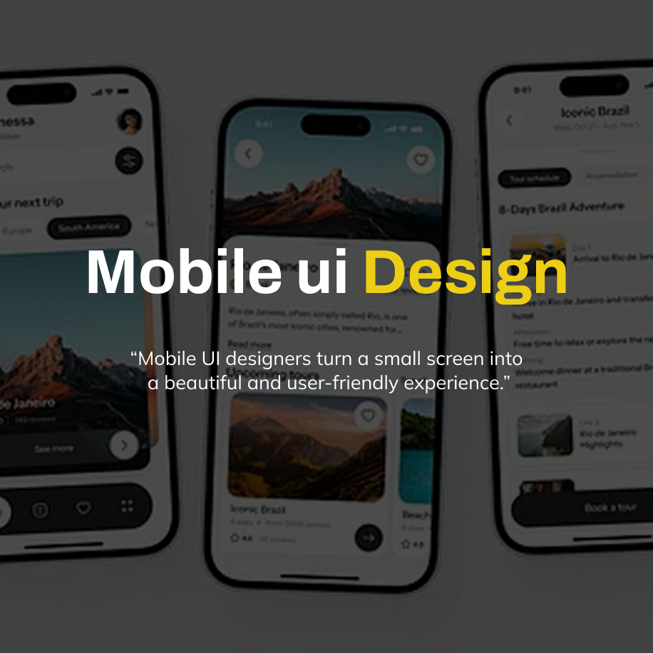 working Categories Mobile UI Design